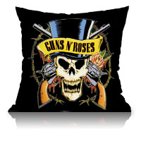 Almohadon Guns and Roses