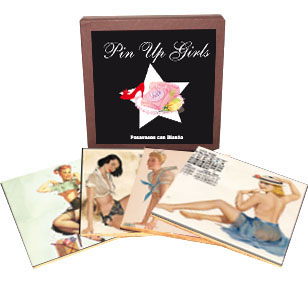 posavasos chicas pin up